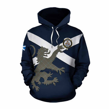 Haig Tartan Lion Rampant Cotton Hoodie Proudly Display Your Heritage with Alba Gu Brath and Clan Name