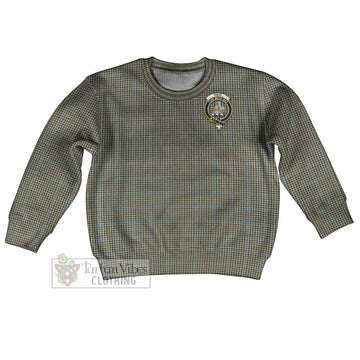 Haig Tartan Kid Ugly Sweater with Family Crest