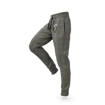 Haig Tartan Joggers Pants with Family Crest