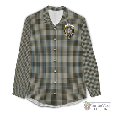 Haig Tartan Women's Casual Shirt with Family Crest