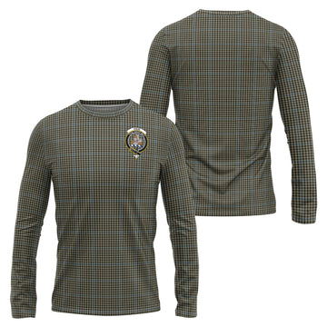 Haig Tartan Long Sleeve T-Shirt with Family Crest