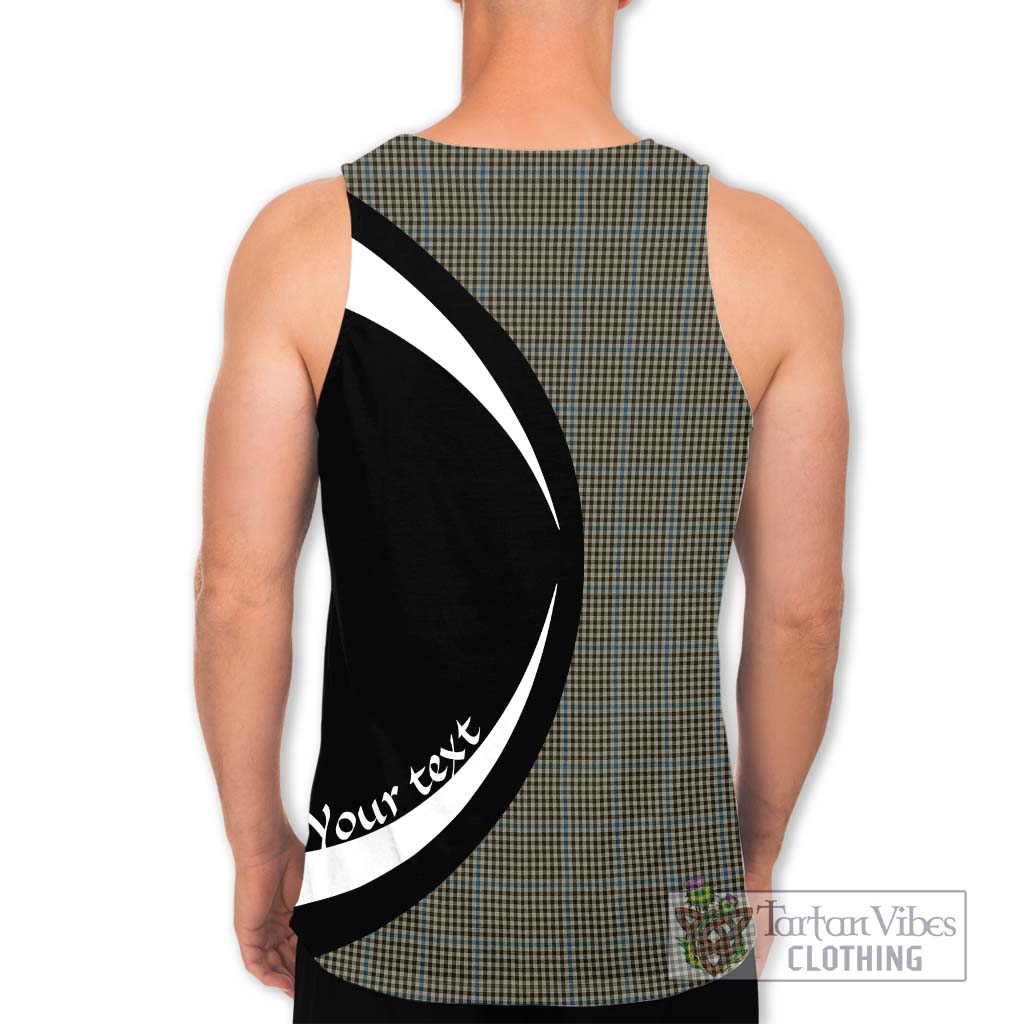 Haig Tartan Men's Tank Top with Family Crest Circle Style - Tartan Vibes Clothing