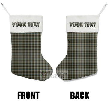 Haig Tartan Christmas Stocking with Personalized Text