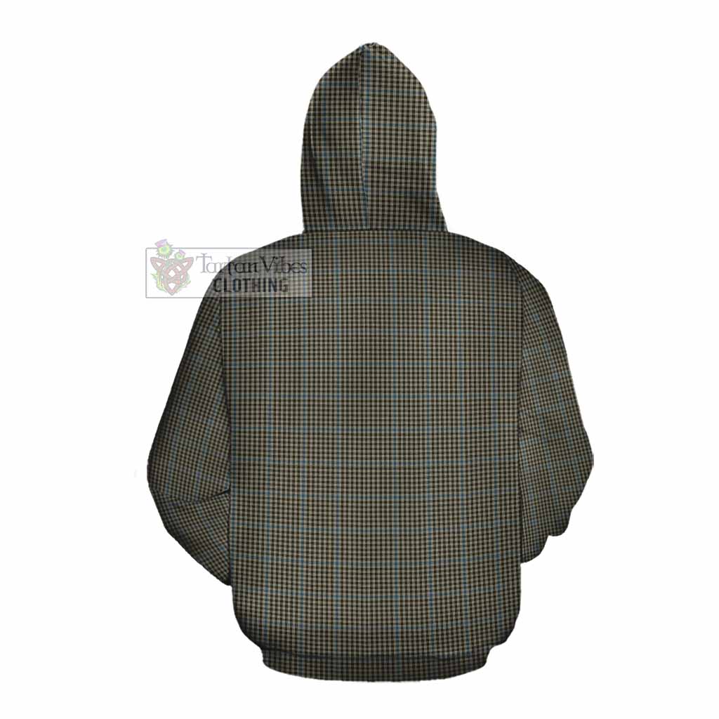 Tartan Vibes Clothing Haig Tartan Cotton Hoodie with Family Crest DNA In Me Style