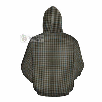 Haig Tartan Cotton Hoodie with Family Crest DNA In Me Style