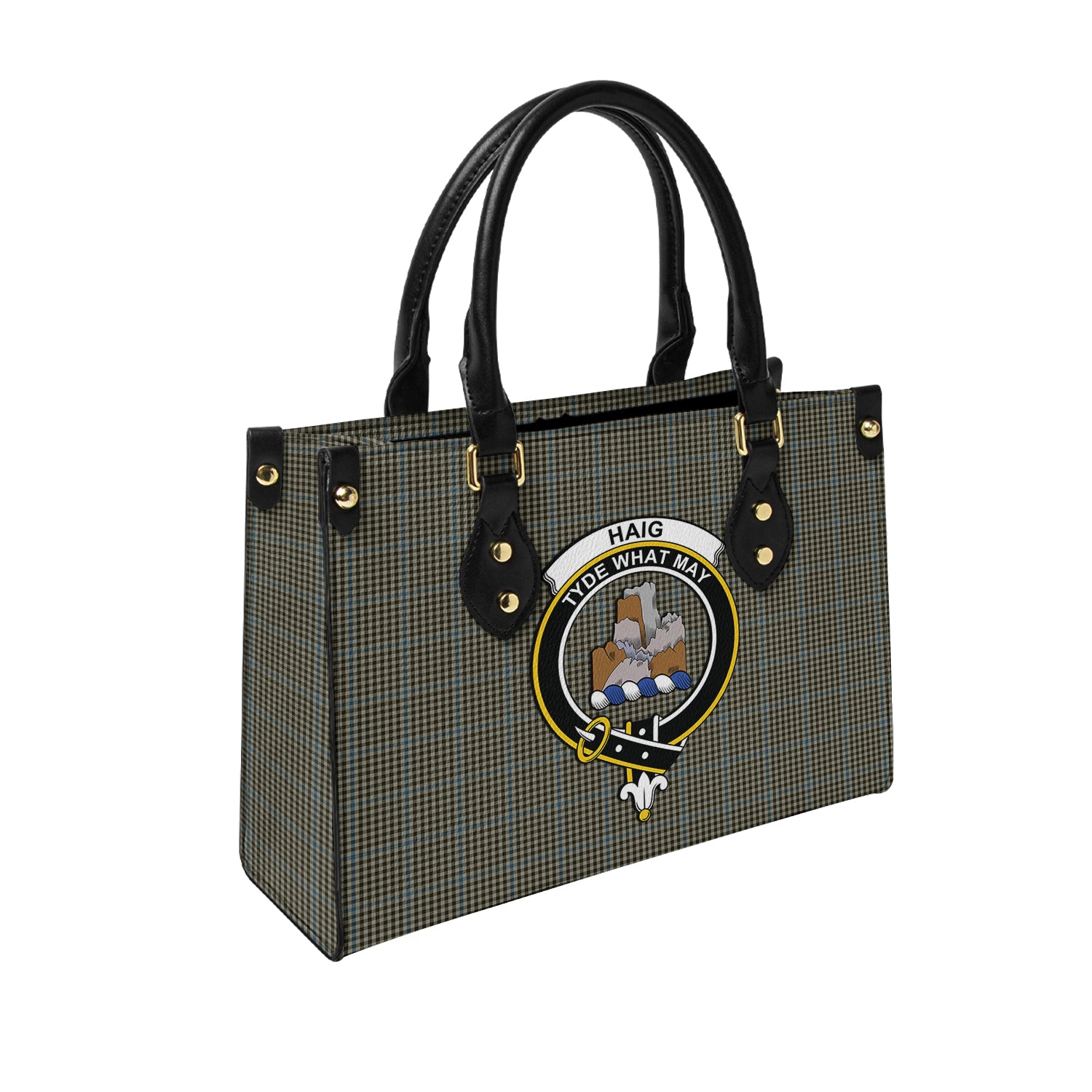 haig-tartan-leather-bag-with-family-crest