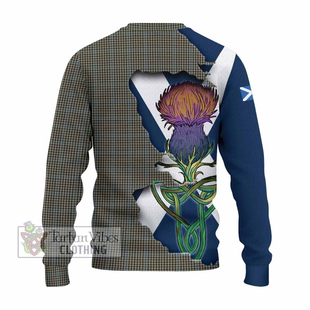 Haig Tartan Family Crest Knitted Sweater Scottish Thistle Celtic Inspired - Tartan Vibes Clothing