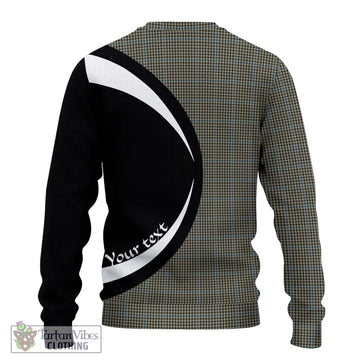 Haig Tartan Ugly Sweater with Family Crest Circle Style