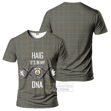 Haig Tartan T-Shirt with Family Crest DNA In Me Style