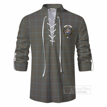 Haig Tartan Ghillie Kilt Shirt with Family Crest DNA In Me Style