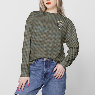 Haig Tartan Sweatshirt with Family Crest