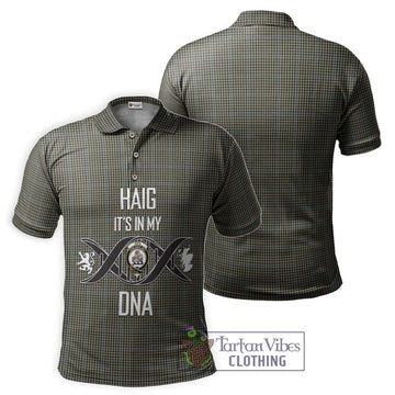 Haig Tartan Polo Shirt with Family Crest DNA In Me Style