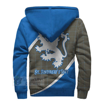 Haig Family Crest Tartan Sherpa Hoodie Celebrate Saint Andrew's Day in Style