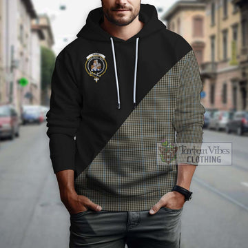 Haig Tartan Hoodie with Family Crest and Military Logo Style