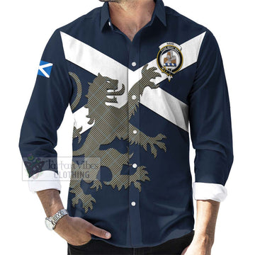 Haig Tartan Lion Rampant Long Sleeve Button Shirt Proudly Display Your Heritage with Alba Gu Brath and Clan Name