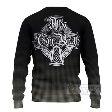 Haig Tartan Ugly Sweater Featuring Alba Gu Brath Family Crest Celtic Inspired