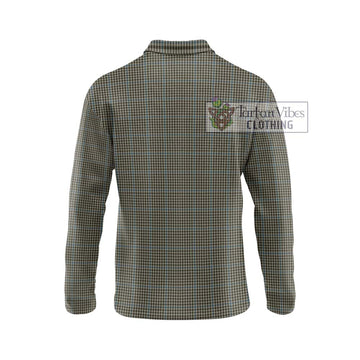 Haig Tartan Long Sleeve Polo Shirt with Family Crest DNA In Me Style