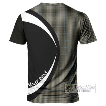 Haig Tartan T-Shirt with Family Crest Circle Style