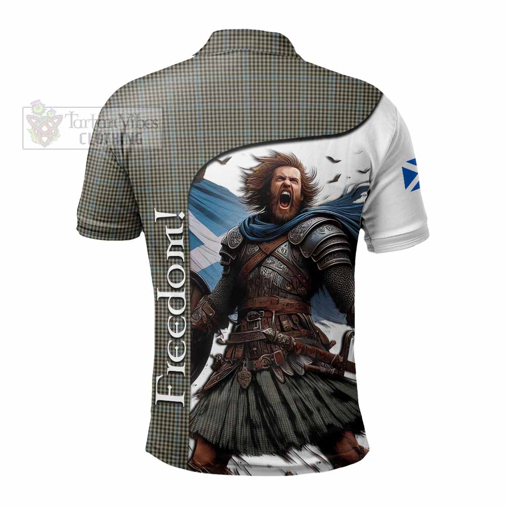 Tartan Vibes Clothing Haig Crest Tartan Polo Shirt Inspired by the Freedom of Scottish Warrior