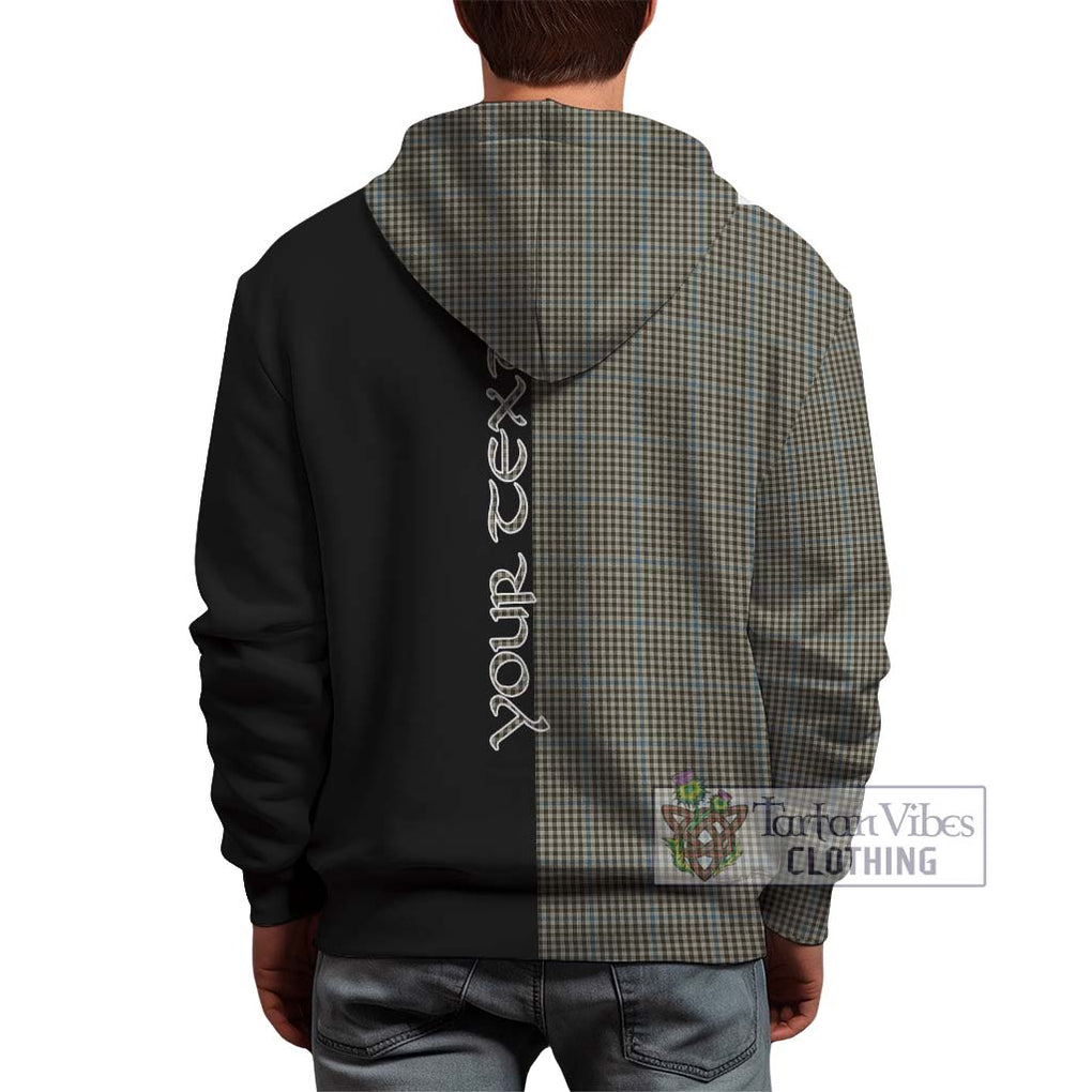 Haig Tartan Hoodie with Family Crest and Half Of Me Style - Tartanvibesclothing Shop