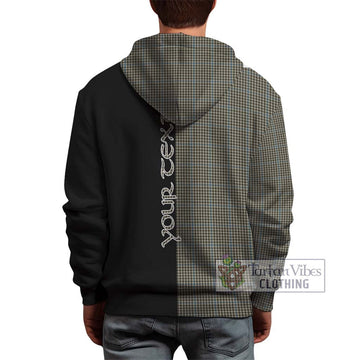 Haig Tartan Hoodie with Family Crest and Half Of Me Style