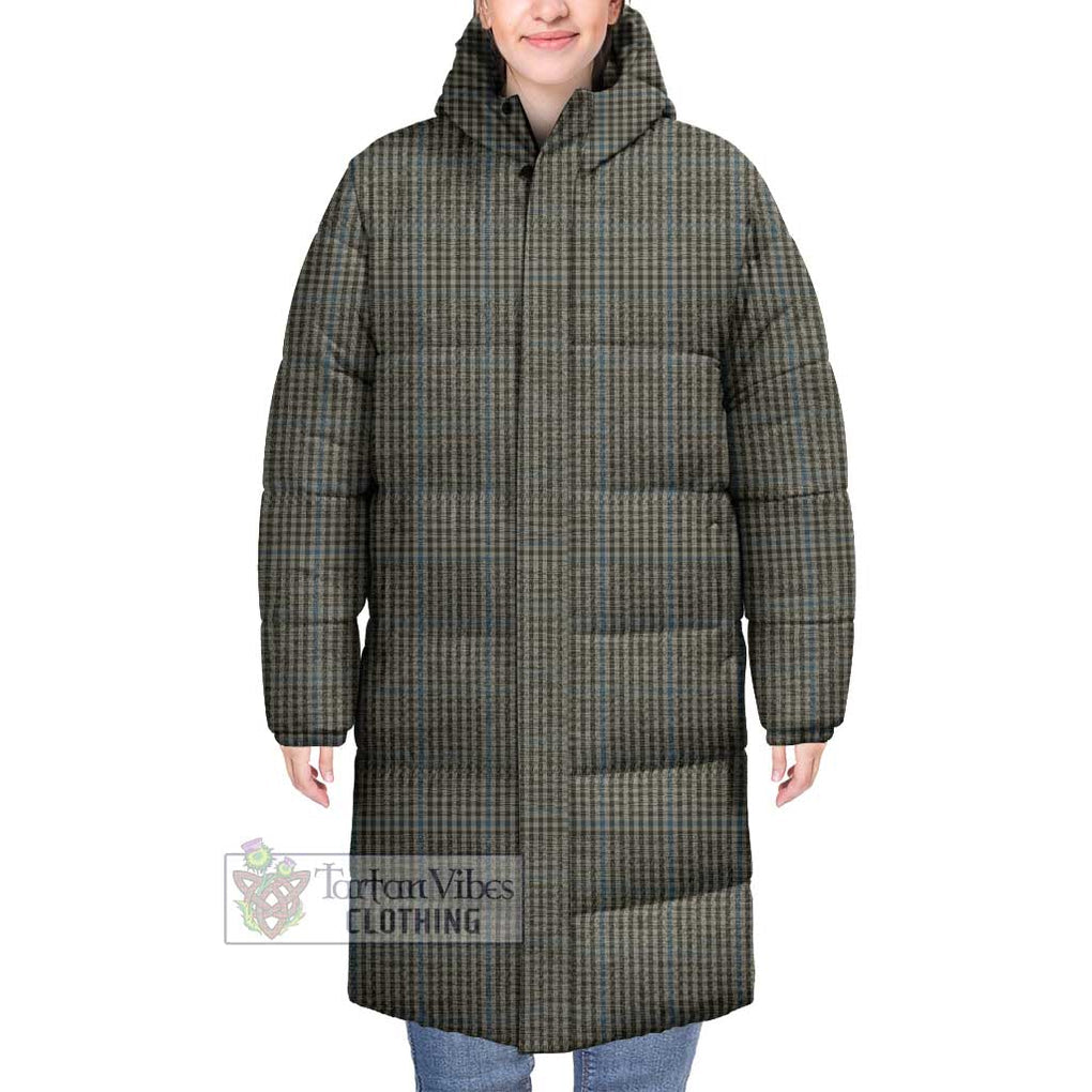 Tartan Vibes Clothing Haig Tartan Long Down Jacket