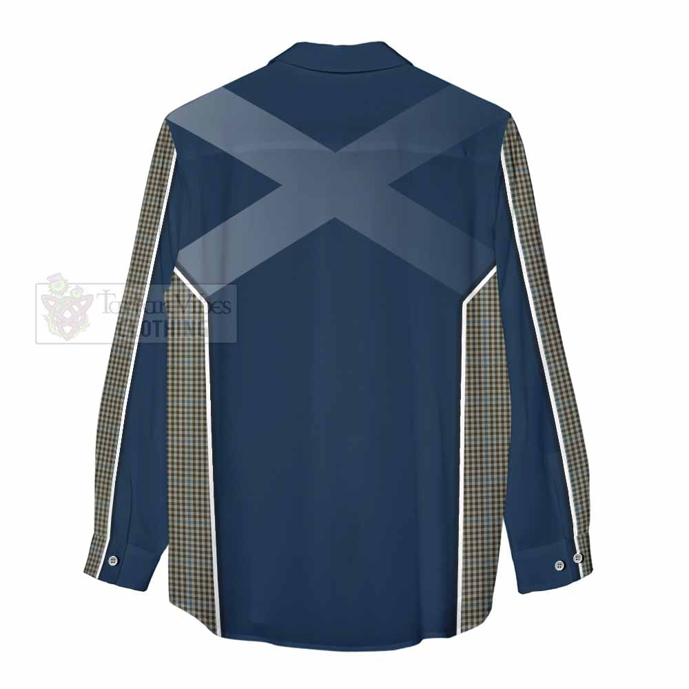 Tartan Vibes Clothing Haig Tartan Women's Casual Shirt with Family Crest and Lion Rampant Vibes Sport Style