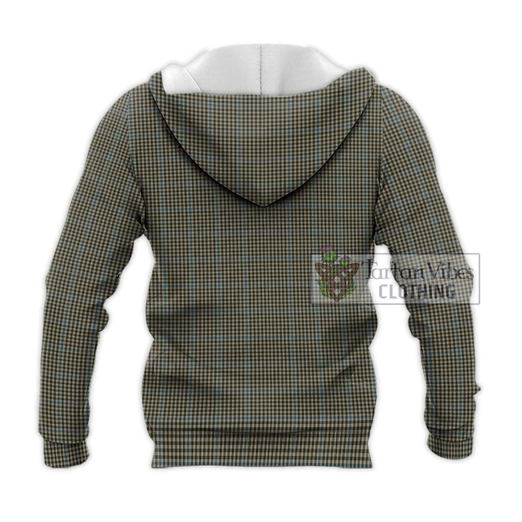 Haig Tartan Knitted Hoodie with Family Crest DNA In Me Style - Tartanvibesclothing Shop