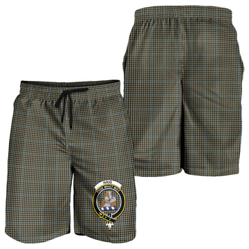 Haig Tartan Mens Shorts with Family Crest