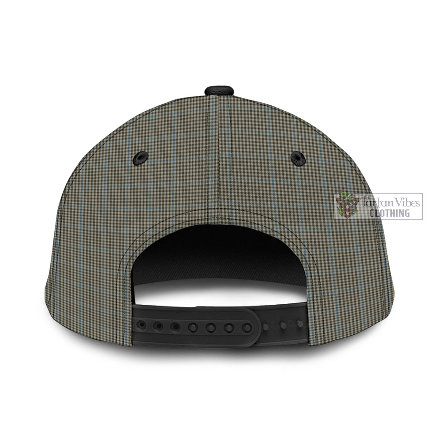 Tartan Vibes Clothing Haig Tartan Classic Cap with Family Crest In Me Style