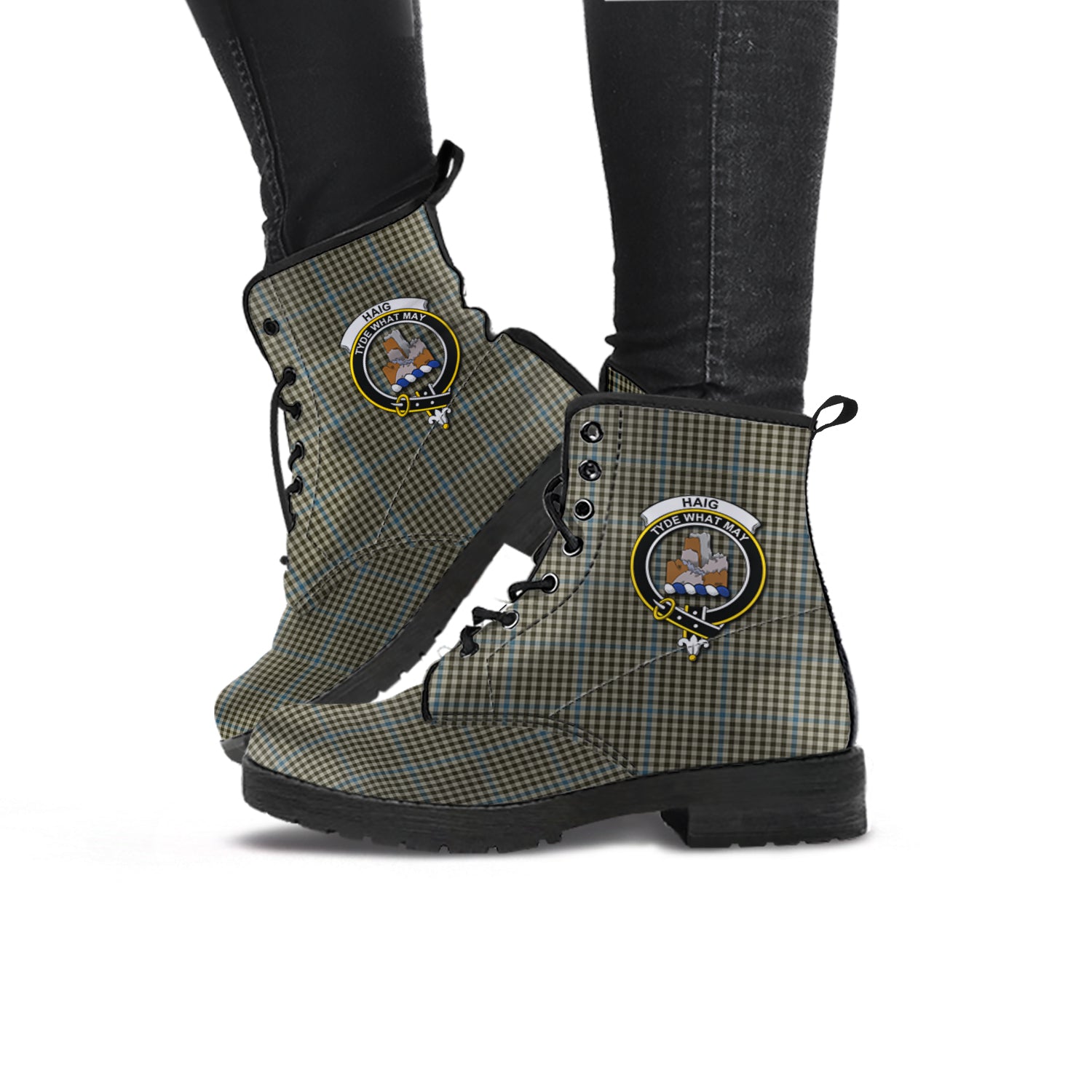 haig-tartan-leather-boots-with-family-crest