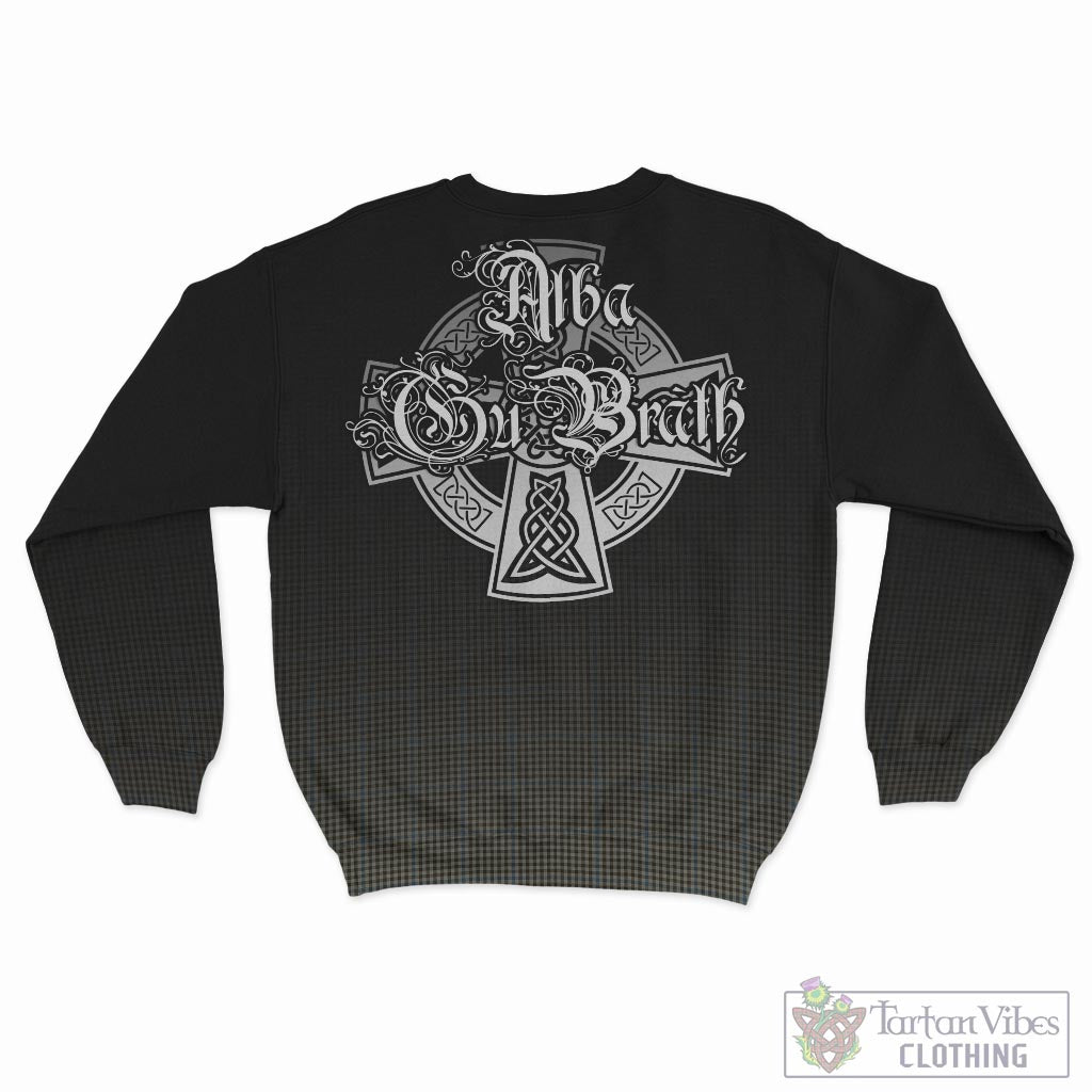 Tartan Vibes Clothing Haig Tartan Sweatshirt Featuring Alba Gu Brath Family Crest Celtic Inspired