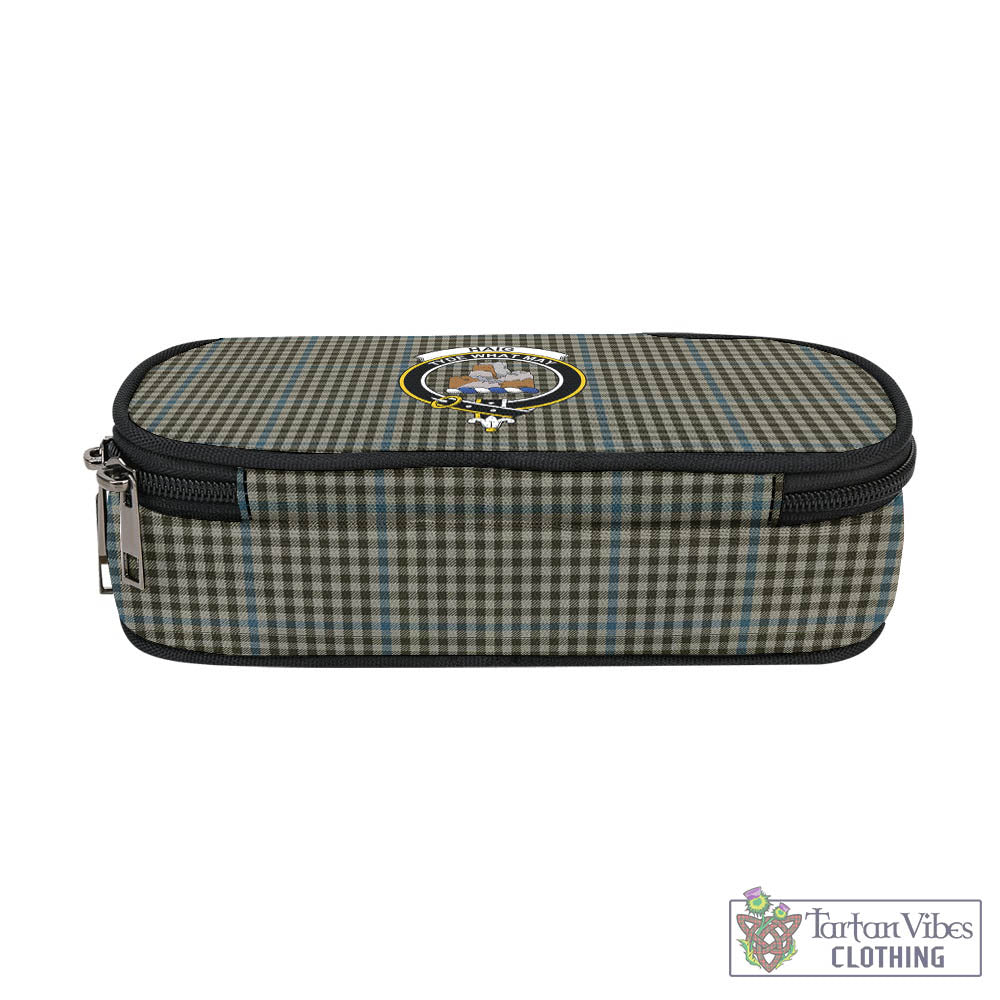 Tartan Vibes Clothing Haig Tartan Pen and Pencil Case with Family Crest