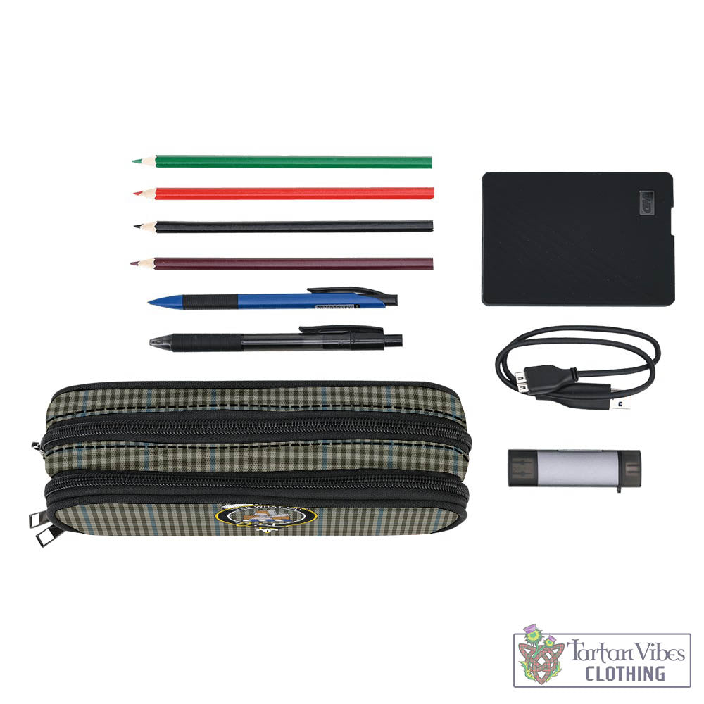 Tartan Vibes Clothing Haig Tartan Pen and Pencil Case with Family Crest