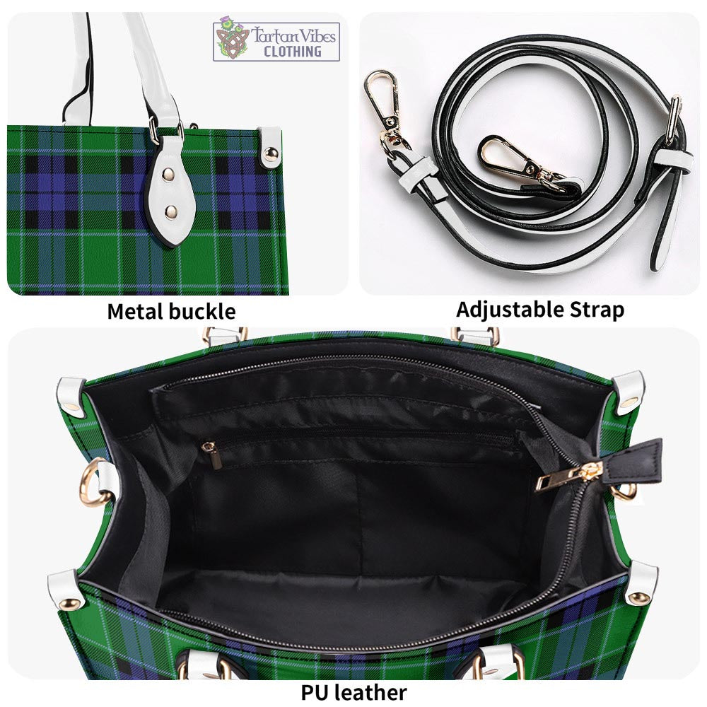 Tartan Vibes Clothing Haldane Tartan Luxury Leather Handbags