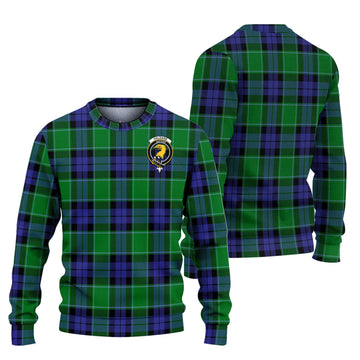 Haldane Tartan Ugly Sweater with Family Crest