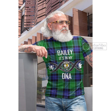 Haldane Tartan Cotton T-shirt with Family Crest DNA In Me Style