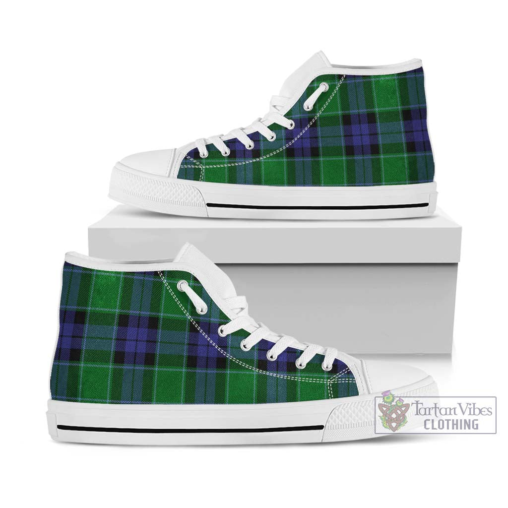 Tartan Vibes Clothing Haldane Tartan High Top Shoes