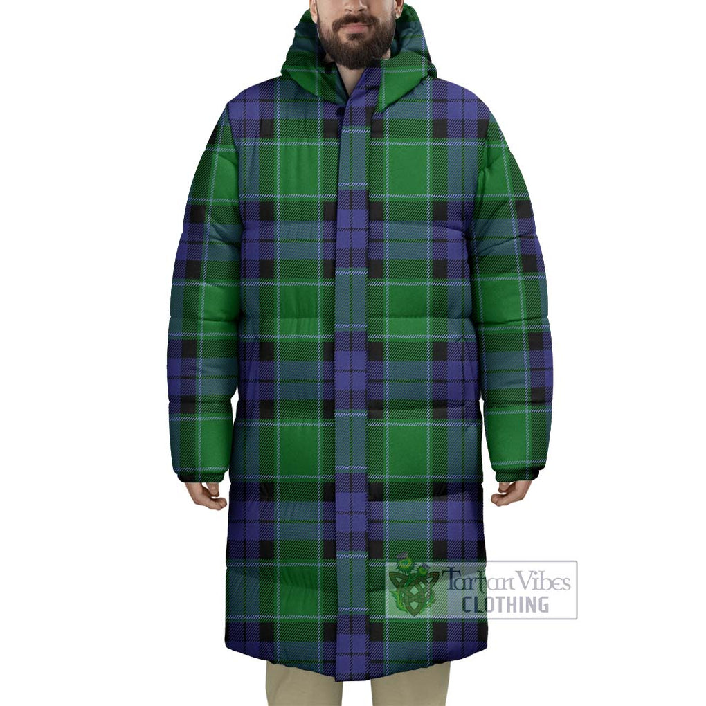 Tartan Vibes Clothing Haldane Tartan Long Down Jacket