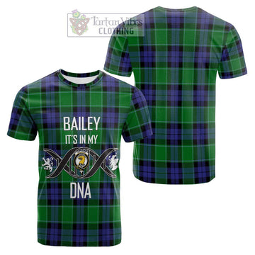 Haldane Tartan Cotton T-shirt with Family Crest DNA In Me Style