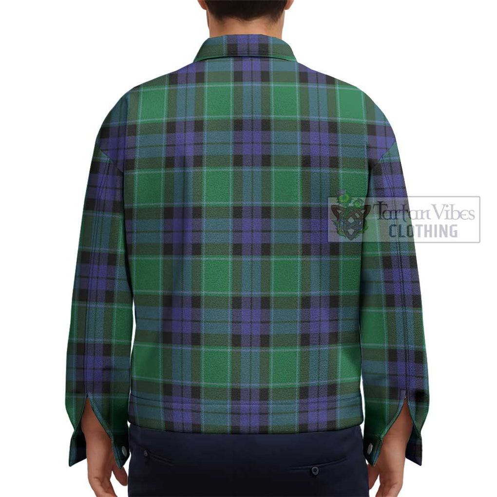 Haldane Tartan Unisex Lapel Cotton Jacket - Tartan Vibes Clothing