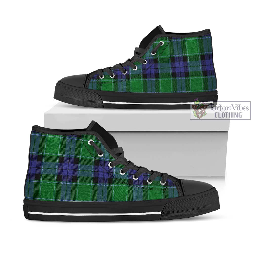 Tartan Vibes Clothing Haldane Tartan High Top Shoes