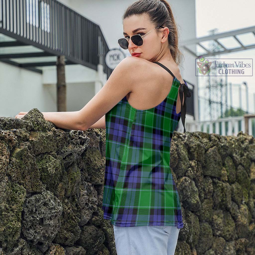 Tartan Vibes Clothing Haldane Tartan Loose Halter Neck Camisole