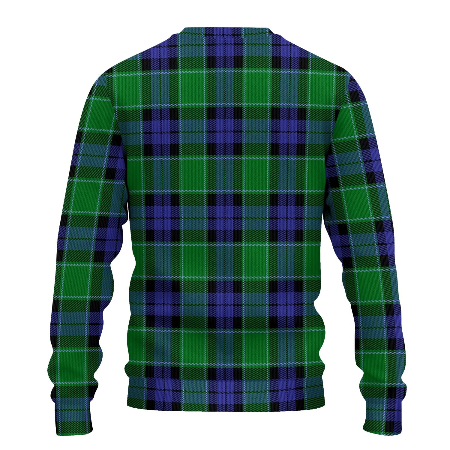 Haldane Tartan Knitted Sweater with Family Crest - Tartanvibesclothing