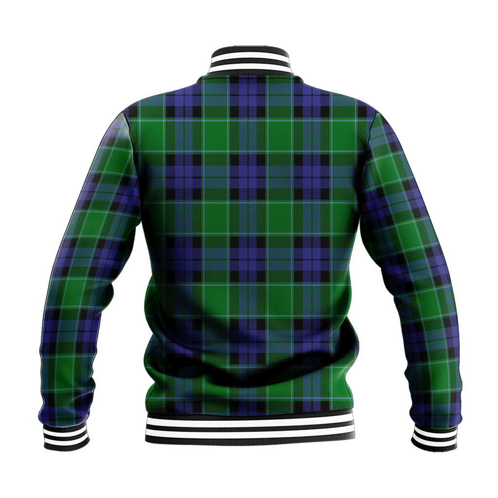 Haldane Tartan Baseball Jacket with Family Crest - Tartan Vibes Clothing