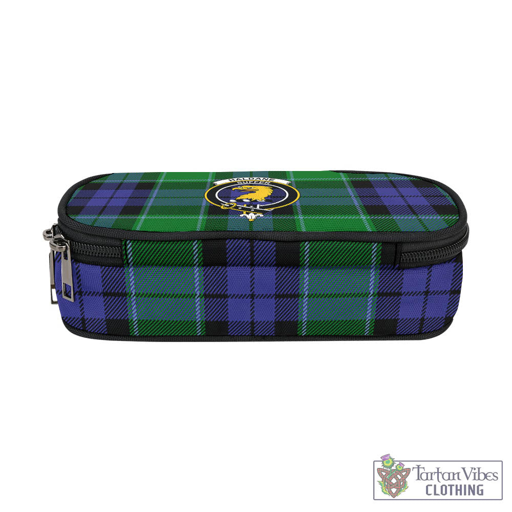 Tartan Vibes Clothing Haldane Tartan Pen and Pencil Case with Family Crest