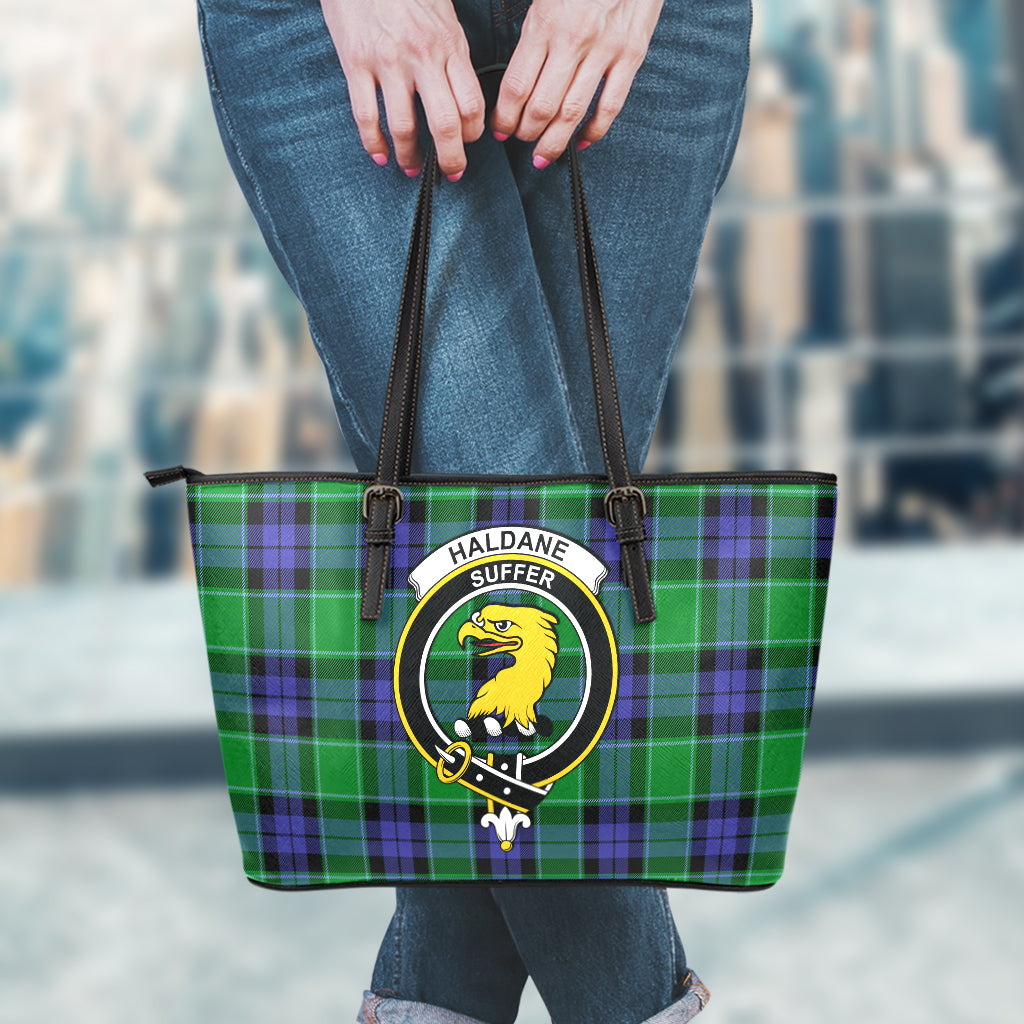 haldane-tartan-leather-tote-bag-with-family-crest