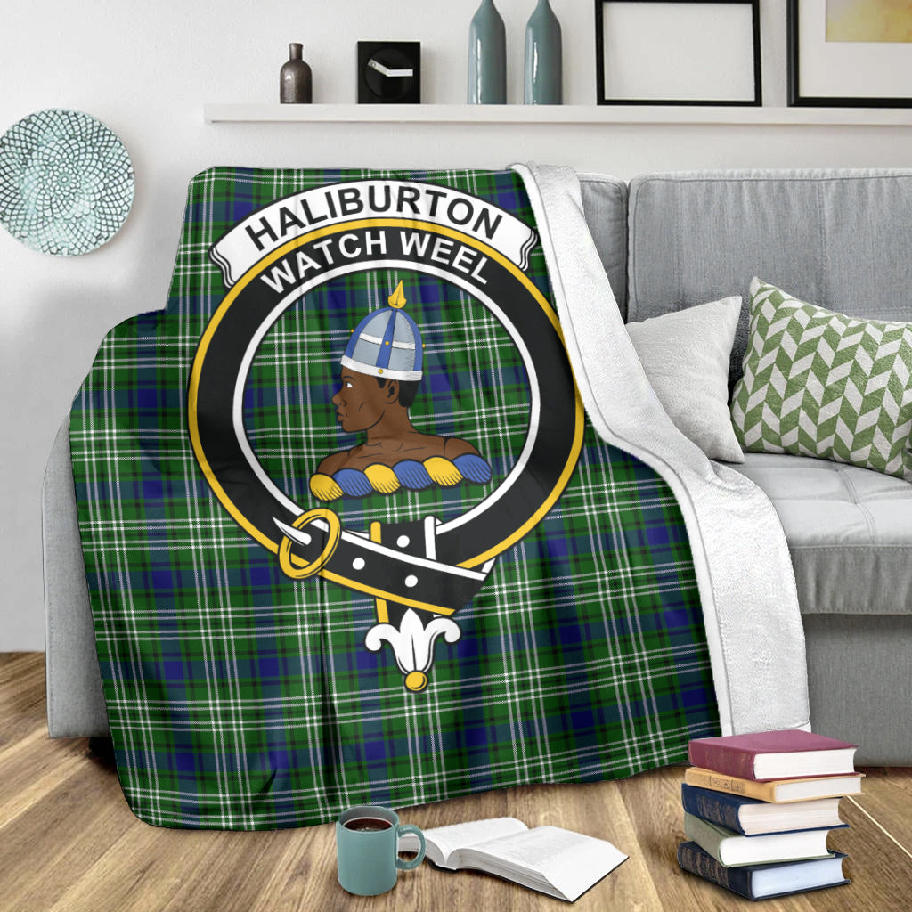 haliburton-tartab-blanket-with-family-crest