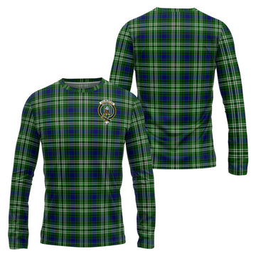 Haliburton Tartan Long Sleeve T-Shirt with Family Crest