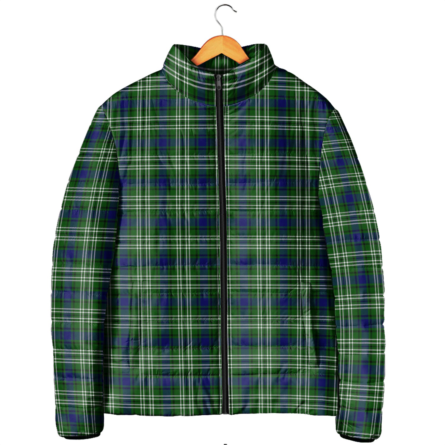 Haliburton Tartan Padded Jacket Men's Padded Jacket - Tartan Vibes Clothing